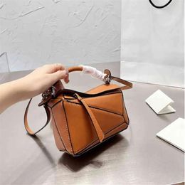 Shoulder Bags Evening Bags Handbag Tote Bag Designer Women Geometrical Jigsaw Puzzle Shoulder Bag Crossbody 220824228Z