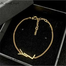 Ysl Luxury Designer Ysls Handbag Jewelry Pendant Necklaces Wedding Party Bracelets Jewellery Chain Brand Women Ornaments Gold Necklace Yslss Bp 972