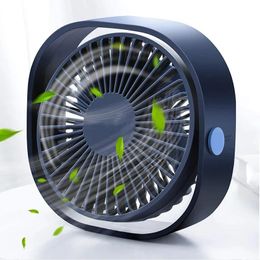 Fans 2021 New Desktop Usb Fan Portable Table Fan for Office Household Strong Wind Quiet Mini Fan with 3 Speed 360 Rotation Adjustable