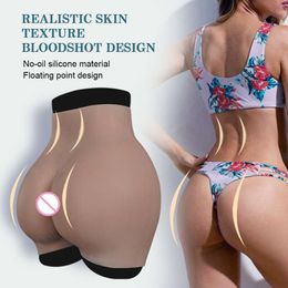 Costume Accessories No-oil Silicone Realistic Vagina Crossdresser Pussy Pants Transgender Artificial Sex Fake Enhancer Hip Lift