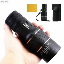 Telescopes 16x52 Telescope Day Night Vision HD OPTICS BAK4 Night Vision full optical Monocular Telescope Outdoor Sports Telescope YQ240124