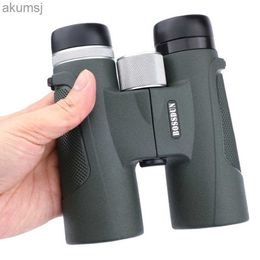 Telescopes 12x42 Professional Binoculars BAK4 Prism Waterproof Metal Telescope for Outdoor Bird watching Camping Traveling YQ240124