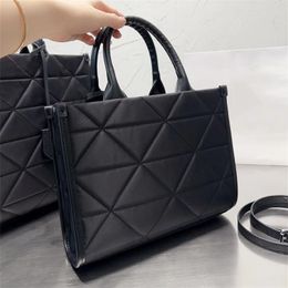 2024 Cotton Shoulder Bags designer bag crossbody tote bag Woman Handbag fashion travel totes Solid Black 5A