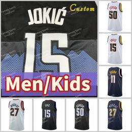 2023-24 City Jokic Basketball Jersey Nikola Jamal Murray Hunter Tyson Aaron Gordon Jalen Pickett Collin Gillespie Michael Porter Custom