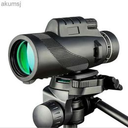 Telescopes 80x100 Monocular Telescope Compact Retractable Zoom Waterproof Professional HD ED Glass With Tripod Phone Clip Mobile Phone Len YQ240124