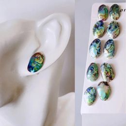 Stud Earrings Luxury Natural Abalone Shell Studs Fashion Party Women Jewellery Accessories Drop Delivery Otvtk