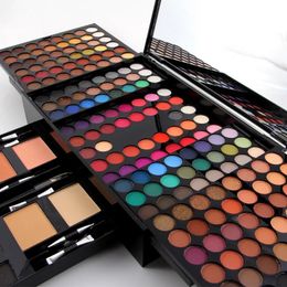 Miss Rose Professional Makeup 180 Colors Matte Shimmer Palette Powder Blush Eyebrow Contouring Beauty Kit Box MH88 240122