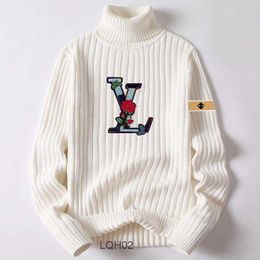 Mens Sweaters Designers Turtleneck New Europe Women and Mens Designer Sweaters Classic Luxury Men Arm Letter Embroidery Round Neck Comfortable Highquality m