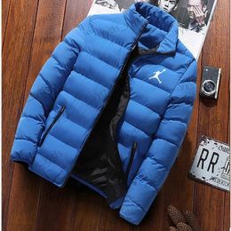 Men's Jackets Winter Men's Jackets Padded Jacket Middle-aged And Young Large Size Light And Thin Short Padded 23 Jacket Warm Coat T240125