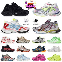 Top Quality Belanciaga Track Runners Sneakers 7.0 Designer Casual Shoes Platform Brand Graffiti White Black Deconstruction Transmit Women MenTrainers Runner 7