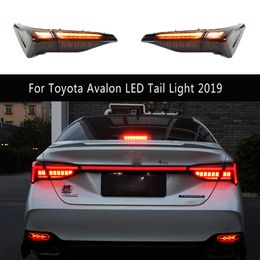 Car Styling Rear Lamp Streamer Turn Signal Indicator For Toyota Avalon LED Tail Light 19 Brake Reverse Parking Running Lights