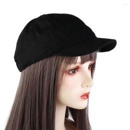 Ball Caps Style Sun Hats Cotton Unisex Snapback Men Baseball Women Solid Colour Short Brim