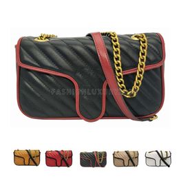 Fashion Women Shoulder Bags Gold Chain Crossbody Bags Pu Leather Handbags Purse Female Messenger Tote Bags Wallet 5 Colours 26CM2638
