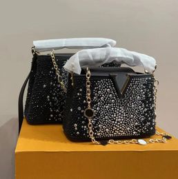 Designer Capucines Bb Handbags Rhinestone Shoulder Bag Diamonds Dinner Bag Women Handbags Purse Expensive Purses Wallet Luxurys Designers Crossbody Bag 706