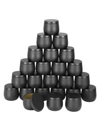 Storage Bottles Jars 24 Pcs 8Oz Candle Tins With Lids Jars Bulk For Making Candles4395166