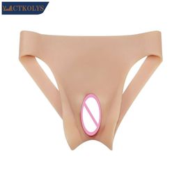 Costume Accessories Crossdressing Silicone Panty Realistic Pussy Panties Fake Vagina Underwear Shemale Queensgender Drag Queen