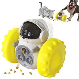 Toys Fun Dog Treats Spill Toys Wheeled Interactive Toys Dog Boosting IQ Puppy Cat Pet Supplies Accessories Free Shipping