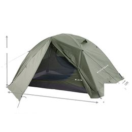 Tents And Shelters Outdoor Four Seasons Tent Double Anti-Rainstorm Tra Light Aluminium Bracket Professional Hiking Wilderness Cam Equip Otlgu