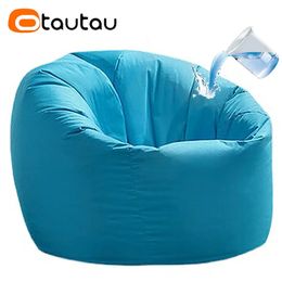 OTAUTAU Outdoor Waterproof Bean Bag Cover No Filler Garden Beach Camping Swimming Pool Floating Beanbag Pouffe Chair Oxford DD022 240118