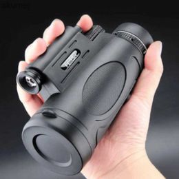 Telescopes 12x50 Zoom HD Bak4 Portable Powerful Binoculars Long Range Professional Telescope Monocular Spyglass Hunting YQ240124