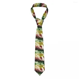 Bow Ties King Of Judah Rastafarian Rasta Lion Neck Men's Personalised Silk Jamaica Flag Jamaican Proud Necktie For Office Cravat