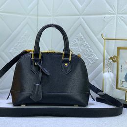 Fashion Cross Body Bag Outdoor Shell Bag Embossed Letter Flower Design leather Women's Handbag with Series Code