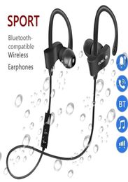 558 Bluetooth Earphone Earloop Earbuds Stereo Bluetooth Headset Wireless Sport Earpiece Hands With Mic For All Smart Phones5907388