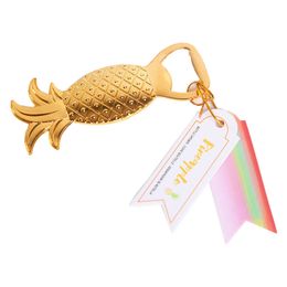 Gold Pineapple Bottle Opener Party Decoration SuppliesWedding Favours Gift