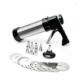 Bakeware Tools Cookie Press Kit Biscuit Maker Machine Cake Decoration Moulds Gun Pastry Piping Nozzles