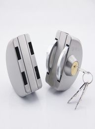 304 Stainless Steel Antitheft Glass Door Lock Security Buckle House Warehoule Office Shop Hardware Part2238415