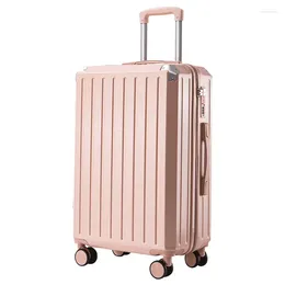 Suitcases Luggage Case Candy-Colored Password Box Metal Corner USB Charging Port Suitcase