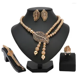 Necklace Earrings Set Longqu Dubai Gold Plated Jewellery For Women 10 Years Unique Copper Pendant Weddings Gifts