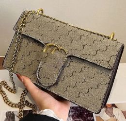 Totes Classic and fashionable handbag luxury designer bags golden chain bag casual shoulder crossbody bags versatile and popular womens bag