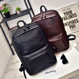 Designer-Men Women Leather Backpack Unisex Large Capacity Shoulder Bags Student School Bookbag Laptop Satchel Travel Rucksack Bag2682