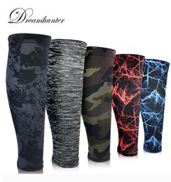 1 Pair Printed Camouflage Calf Sleeves Fitness Shin Guard Compression Basketball Football Socks Running Leg Brace Protector4201753