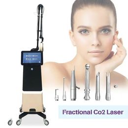 2024 Latest high-quality vertical CO2 skin tightening private laser skin rejuvenation freely adjustable 5 heads FOR Salon