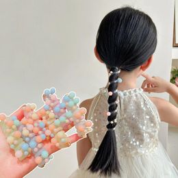 Hair Accessories 1 PC Ball Ponytail Elastic Bands Rubber Ties Bundle Scrunchies Telephone Wire Women