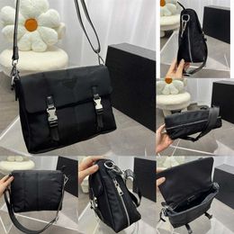Designer Men Women Messenger Bag Nylon Cross-body Shoulder Black Purse Laptop Clutch bags