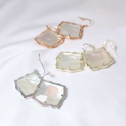 kendrascott necklace Kendras Scotts Jewellery Stud Earrings Fashion k New Kirsten White Butterfly Big Earrings Texture Earrings Minimalist Earstuds Geometric Diam