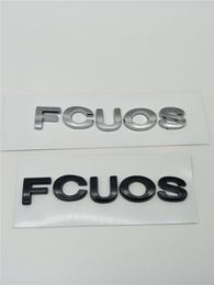 For Ford Focus Emblem Rear Trunk Logo Script Letters Badge Stickers Auto Accessories4890026