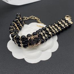 Women's Bracelets Designer For Women Pearl Bracelet 2024 Fashion Letter Bangle Collarbone Chain Female Gift