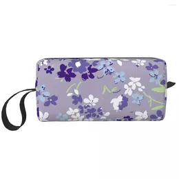 Cosmetic Bags Floral Flower Makeup Large Capacity Bag Fashion Travel Organiser Case