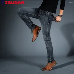 Men's Jeans Fashion Minimalist Stretch Mens Skinny 2024 Brand Casual Trousers Pencil Spring Clothes Streetwear Y2k Pants