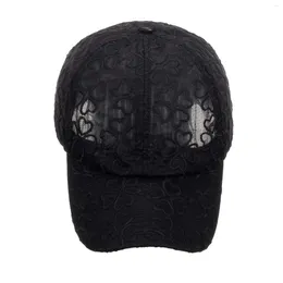 Ball Caps Fashion Baseball Cap Women Men Lace Love Print Sport Beach Sun Hat Hip Hop Adjustable Breathable Thin Gorras