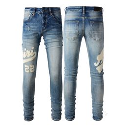 designer jeans for mens jeans linen pants hip hop men jeans distressed ripped biker slim fit hipster letter print motorcycle for men embroidery true brand jeans3Y0X