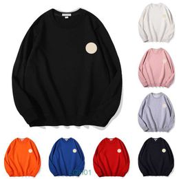 Men's Hoodies Sweatshirts mens hoodie 12 Colours designer hoodies sweatshirts embroidered badge womens round neck pullover sweater size M-5XL 3OWE