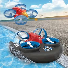 Sea Land Air Three-legged Unmanned Air Cushion Boat Drone Waterproof Remote Control Quadcopter