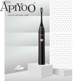 Electric Toothbrushes Replacement Heads apiyoo Whitening Toothbrush Adult Rechargeable Couple Household Sonic Automatic Soft P7 YQ240124