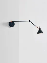 Wall Lamps Nordic Luminaria Led Lamp Switch Dorm Room Decor Wireless Cute Blue Light Reading