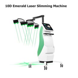 New Arrival 10D Laser Fat Burning machine Emerald Laser Slimming Device LLLT therapy Weight loss Cellulite Treatment Fat Cavitation 10D 532nm Greenlaser